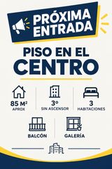 Appartement à Centre. Próximamente en venta