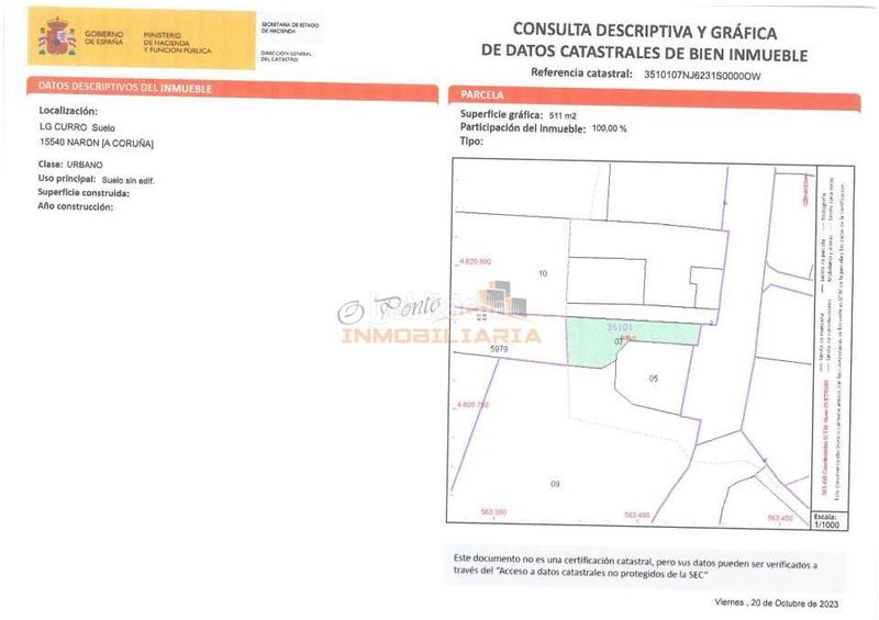 Foto eda599b6-25d9-4bab-b9aa-1f5cb411ba7c. Residential plot in San Mateo - Castro - O Val Narón