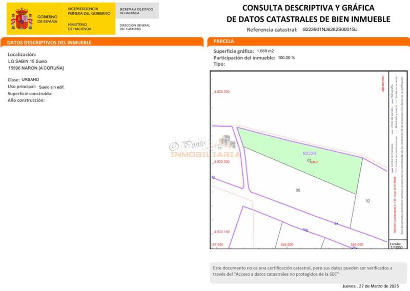 Foto bab4ea86-a49d-41b7-ab96-5d85f6d3c061. Residential plot in Sedes - Pedroso - Doso Narón
