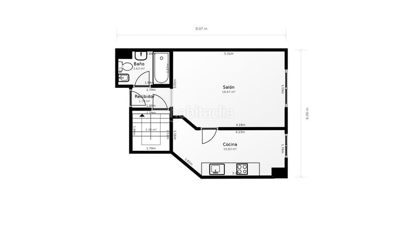 Foto 87bc6e86-5098-4aa1-aede-588277a9c3bc. Zweistöckige wohnung mit heizung in Casco Antiguo Rozas de Madrid (Las)