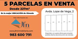 Terrain résidentiel  Lope de vega. Ref. 152a. solares disponibles en olmedo