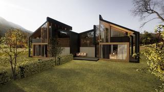 Masia a Viella-Granda-Meres. Finca con proyecto, lugones.