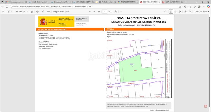 Foto 91f1a931-c57f-4380-a0d0-6896e8a18491. Finca rústica a Santa María de Cayón