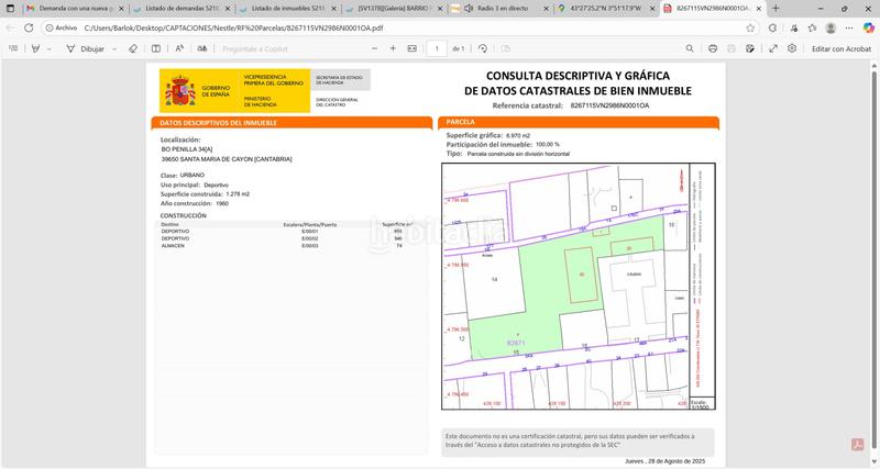 Foto faa11cf9-2566-4528-b691-f04d53fc5b09. Terrain résidentiel dans Santa María de Cayón