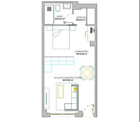 Studio  San felices. Estudio en venta en estación autobuses.