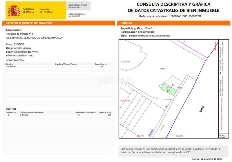 Foto e5eaa02b-f0d9-4c58-a400-670de0acd483. Finca rústica a Burgo de Ebro (El)