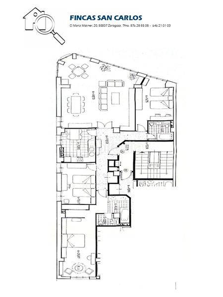 Foto cdc79f77-5e8e-400d-9bee-ead4752b051d. Etagenwohnung mit heizung parking in Ruiseñores Zaragoza
