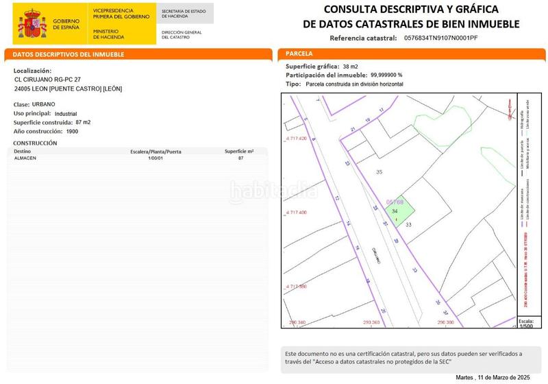 Foto 2adceb29-823d-4828-8e9b-73841939439f. Terreno residencial en cirujano rodriguez 25 solar en venta en Puente Castro. en León
