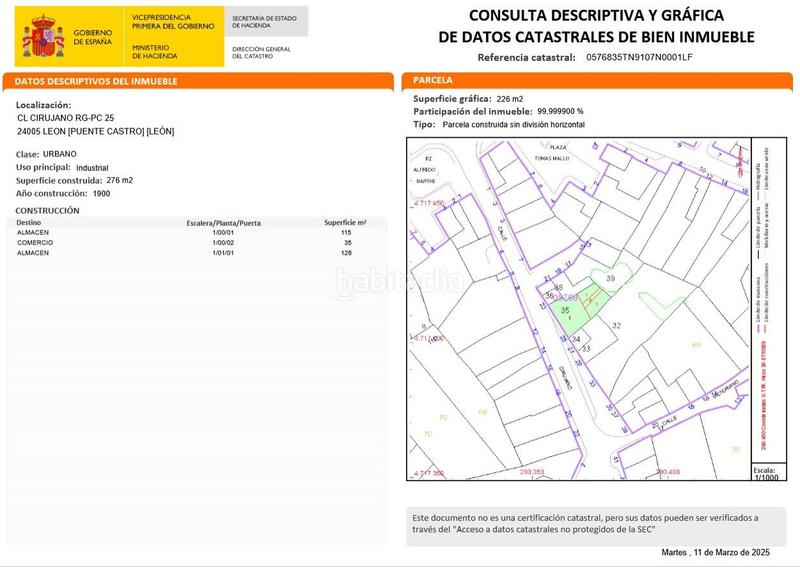 Foto 6572f70e-ca17-4731-a832-88f8edf49bb3. Terreno residencial en cirujano rodriguez 25 solar en venta en Puente Castro. en León