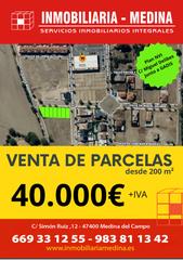 Terreny residencial a Calle miguel delibes 5. Se vende parcela en en plan n-vi, de medina del campo