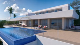 Chalet  Calle jazmines. Villa de lujo en calpe con vistas al mar, gran parcela y 571 m2
