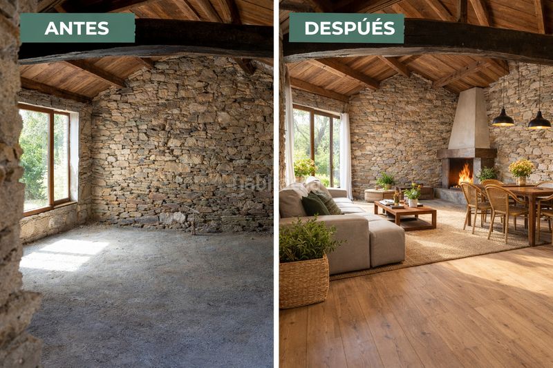 Foto df5b7228-e2e4-454a-8b41-1d9460fc1e97. Masia amb xemeneia a Begonte