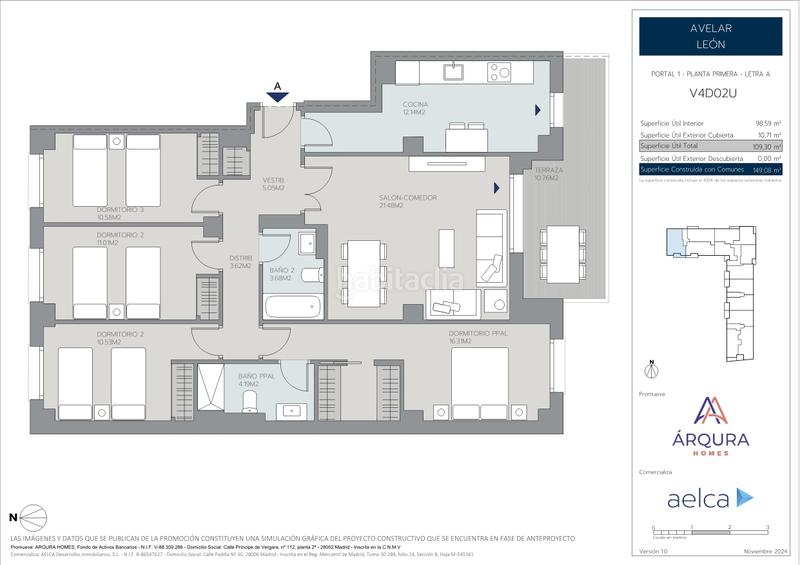 Foto b98141ae-cefb-4b7c-8fbd-fb7f5967280e. Etagenwohnung 119m<sup>2</sup> in calle antonio vázquez 6 in La Lastra León