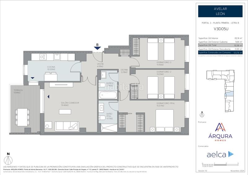 Foto ce58fc8d-d635-443a-9fd5-a3d662f437f5. Appartamento 124m<sup>2</sup> in calle antonio vázquez 6 in La Lastra León