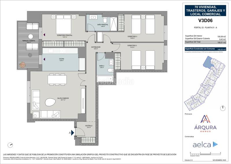 Foto 9f6983f2-3dc7-48a8-a372-7d167be97ebf. Appartamento 148m<sup>2</sup> con riscaldamento parcheggio in San Mamés - La Palomera León