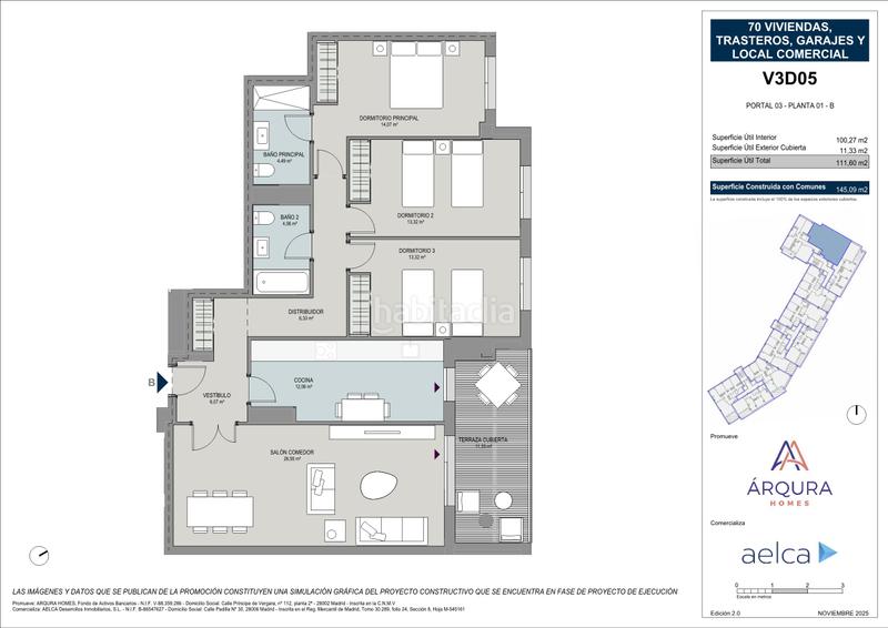 Foto 6ef9bf50-a0df-4321-afda-8a4374f31707. Appartamento 144m<sup>2</sup> con riscaldamento parcheggio in San Mamés - La Palomera León