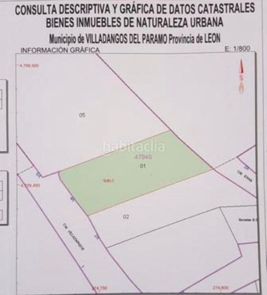 Foto 6912c6bb-30a9-4645-b7d3-cb4ea1a98a14. Terreno residencial parcela edificable de 1200m2 en villadangos del paramo en Villadangos del Páramo