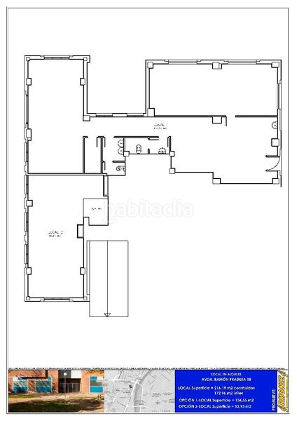 Foto fd1392ec-2521-48a0-8810-9538985bf6b4. Oficina en calle 15 local comercial de 216 m² construidos en alquiler con posibilidad de división en dos locales.
1 local de aproximadamente 60m²y ot en Valladolid