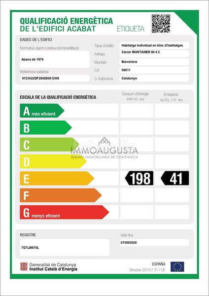 Foto 1bb2fc72-42c6-4ac3-90d2-72687b701e2b. Etagenwohnung mit heizung in L´Antiga Esquerra de l´Eixample Barcelona