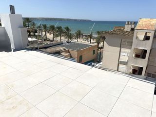 Àtic  Les parceles. Ático con piscina y vistas al mar en playa de las maravillas