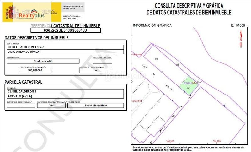Foto f9d32692-0c32-4430-afe0-556d15f52a5c. Terreno residencial se vende en arevalo zona nueva y de expansión. junto a la avenida emilio romero, a la entrada de la localidad. edificabilidad 900m en Arévalo