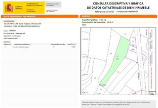 Residential Plot in Capuchinos - Glorieta - Ciudad Jardín. Parcela en sector las galanas