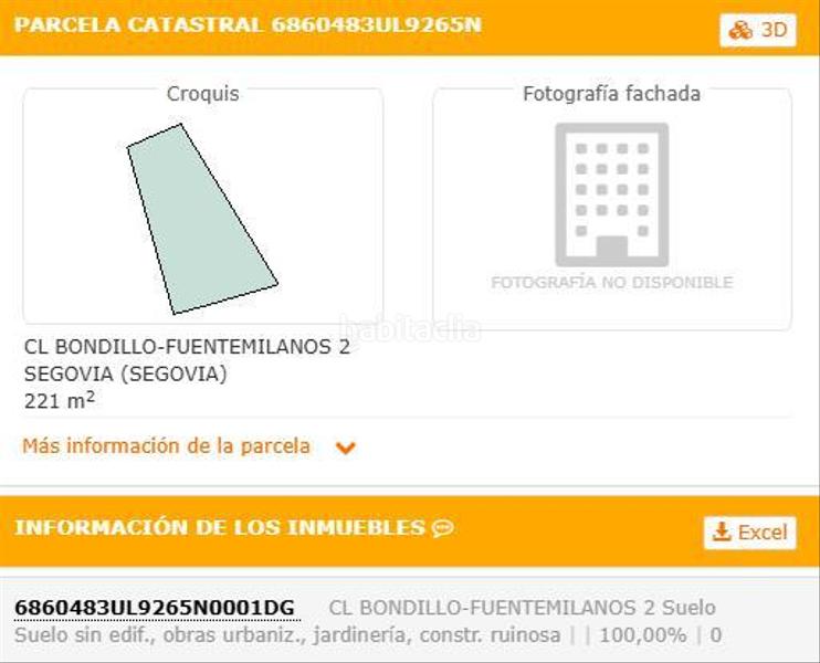 Foto 40bcc16a-4fa3-49e9-9c3b-6938278a45ef. Terreno residencial en Área Rural Segovia