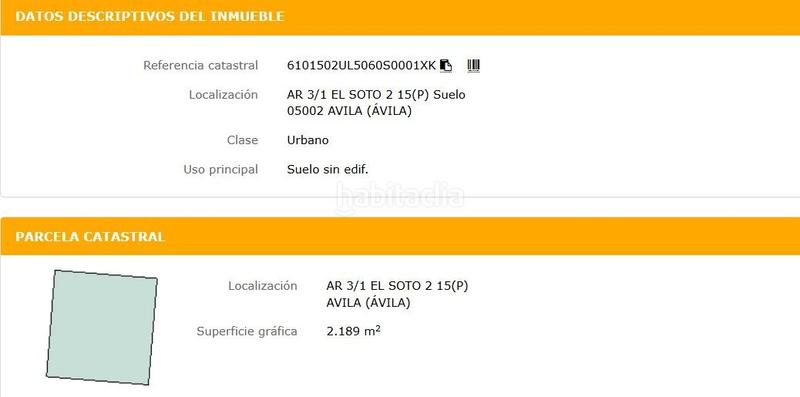 Foto 260bc9dd-6555-4c19-96a0-75ff64208754. Terreny residencial a Sónsoles Ávila