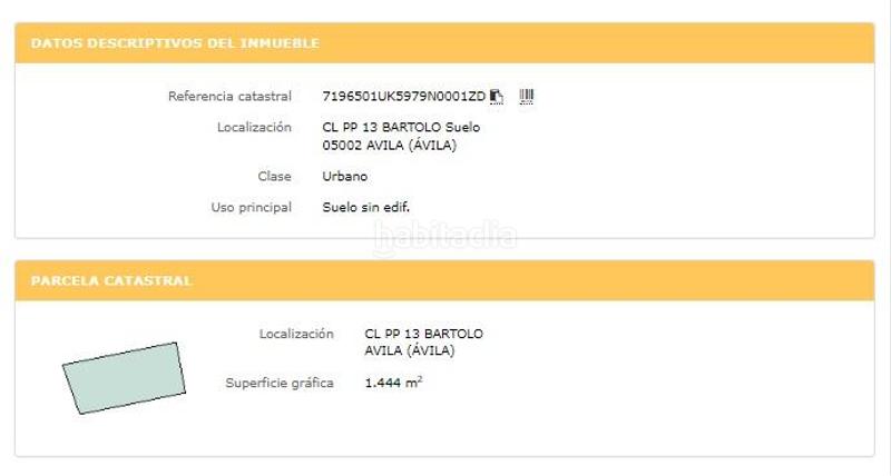 Foto 66271351-4582-4ba1-827b-1eebf17f24a5. Terreno residenziale in Sónsoles Ávila