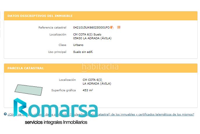 Foto 75881629-420c-4fba-8d69-0e306c6ef4d4. Terreny residencial a Adrada (La)