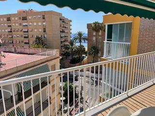 Etagenwohnung en El Rubial. Fantstico piso en 2 lnea de playa con vista al mar en guilas