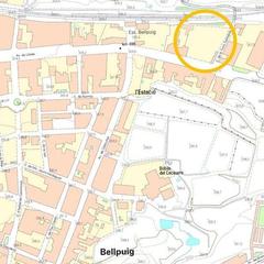 Terreny residencial a Bellpuig. Suelo urbano de uso comercial y residencial