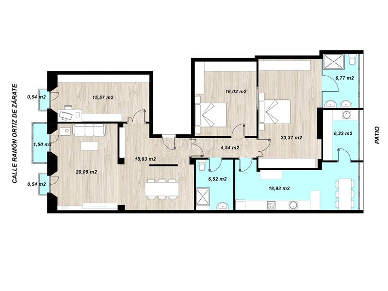 Foto cdbc0d67-0f10-4aba-89a2-942e2aa6db45. Appartement avec chauffage dans Ensanche Vitoria - Gasteiz