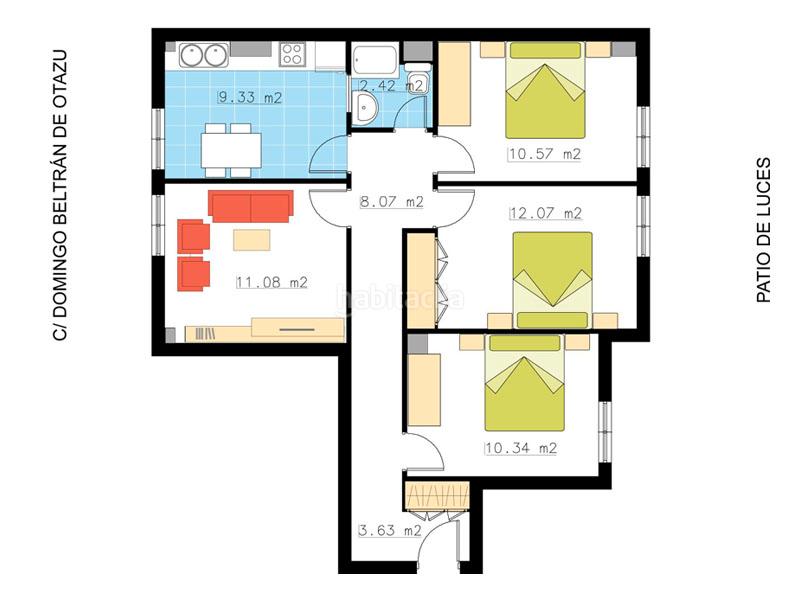 Foto 87767ee7-3760-47a7-867f-171d32a643ca. Appartamento con riscaldamento in El Pilar Vitoria - Gasteiz