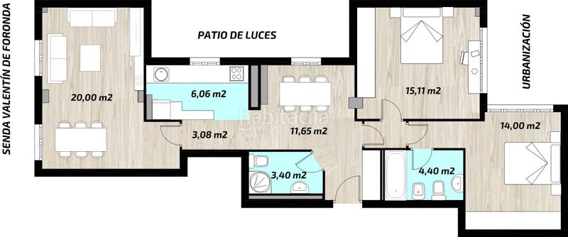 Foto ea18a85c-f5ed-4d5e-9545-6d9b380bb3cd. Appartamento con riscaldamento parcheggio in Sansomendi Vitoria - Gasteiz