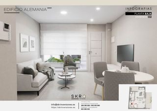 Apartament en Calle alemania 4. Vivienda de 1 dormitorio con patio - n�2 c/ alemania. Obra nova