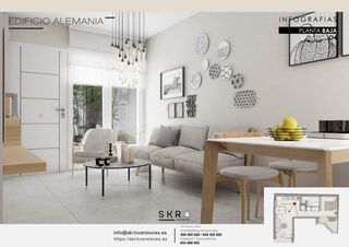Apartament en Calle alemania 4. Vivienda de 1 dormitorio con patio - n�4 c/ alemania. Obra nova