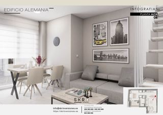 Apartament en Calle alemania 4. Vivienda de 1 dormitorio con terraza solarium - n�8 c/ alemania. Obra nova