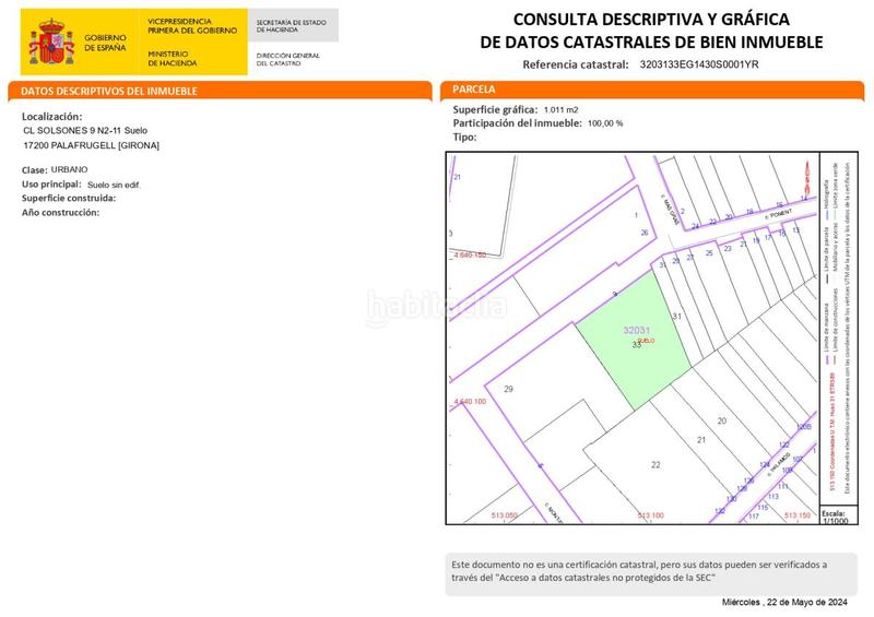 Foto 9c408e96-f6b8-45b0-93fd-335270530fa6. Terrain résidentiel dans Molí de Vent-La Sauleda Palafrugell