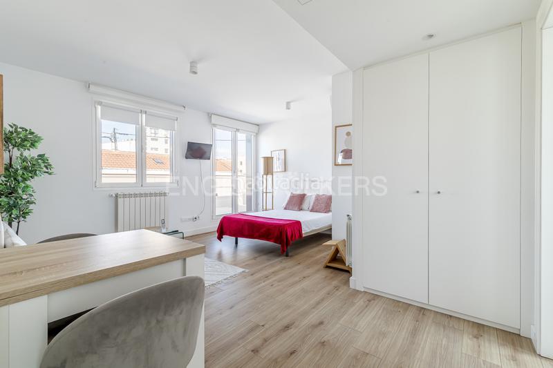 Foto 11f95c8d-4467-415a-b9bf-d74018877e2a. Alquiler apartamento luminoso estudio con amplia terraza en calle limonero en alquiler en Madrid