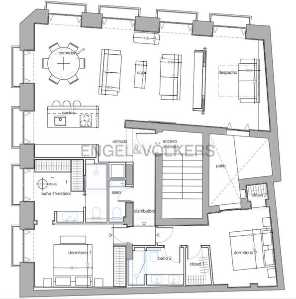 Foto 2bc4d534-0a8c-43b6-86a8-704ff9bca08c. Appartement mit heizung in Justicia-Chueca Madrid