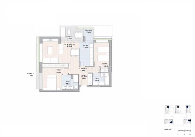 Foto f4235ec8-b6e9-4a94-9f7b-ea48b11da3c5. Apartamento lujoso piso con dos terrazas en valdebebas en Madrid