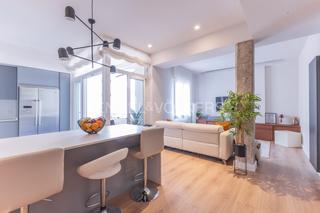 Apartament a Niño Jesús. Luminoso piso con terraza junto al parque del retiro