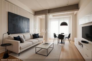 Dúplex  Juan de la hoz. Singular dúplex estilo loft en guindalera