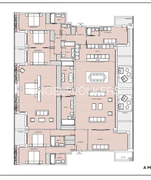 Foto ff049935-7ace-4b3d-b8f8-c8a7c6e9a311. Attico con riscaldamento parcheggio piscina in urbanización La Moraleja La Moraleja