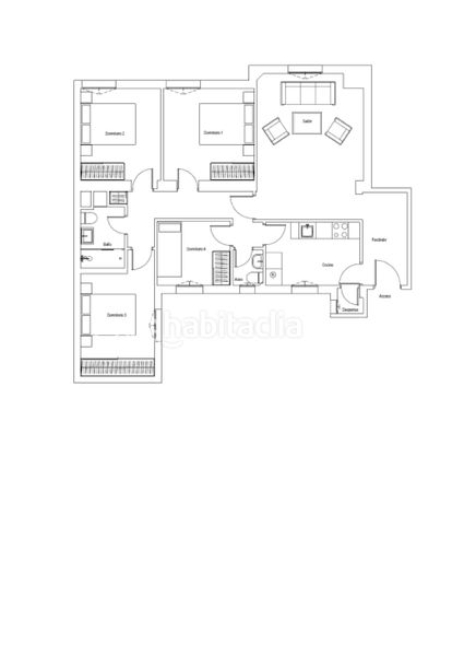 Foto f5757235-7b8d-4fe3-adab-b05c291aaa14. Pis amb calefacció a El Viso Madrid