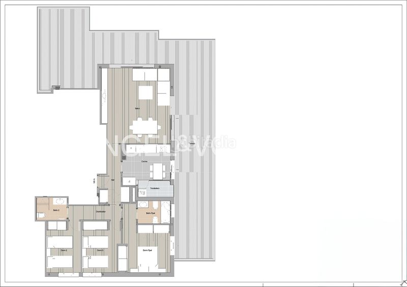 Foto 0819efb3-cc10-49df-93f4-3ae227924a7b. Àtic amb calefacció aparcament piscina a Sanchinarro Madrid