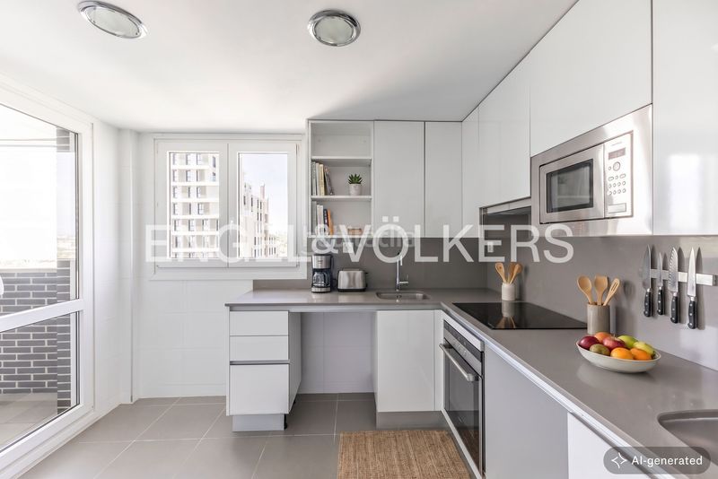 Foto f3fc14b8-1d58-4047-ae5b-66cd4d662eb5. Àtic amb calefacció aparcament piscina a Valdebebas - Valdefuentes Madrid