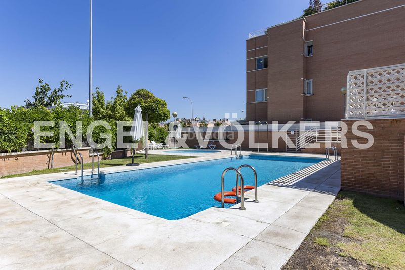 Foto a0b47d29-c59c-4f34-b1a9-9be9ea6fdc8a. Dúplex amb calefacció aparcament piscina a Valdemarín Madrid