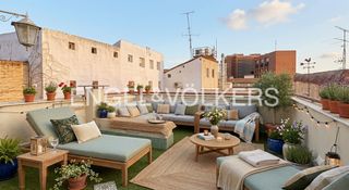 Attique à Cortes-Huertas. Ático con terraza en cortes